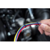 日本製造 AMON 汽車用維修DIY電線固定帶索帶黑色膠帶3.5mm