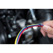 日本製造 AMON 汽車用維修DIY電線固定帶索帶黑色膠帶3.5mm