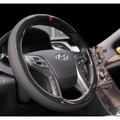 韓國 AUTOBAN 汽車用紅色中心線 碳纖紋軚盤套軚環套