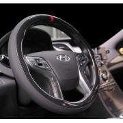 韓國 AUTOBAN 汽車用紅色中心線 碳纖紋軚盤套軚環套