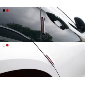韓國製 汽車用門邊防撞貼反光貼防撞條 ( 4塊裝 ) 白色 / 黑色可選