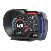 HUD ACTISAFETY A520 OBD2 汽車用抬頭顯示器車速轉數水溫電壓 - 繁體版