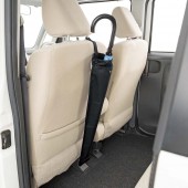 日本 BONFORM 汽車用椅背頭枕雨傘袋收納袋雨遮袋