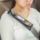 日本 BONFORM MINIONS 小黃人 汽車用公仔安全帶套