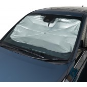 日本 BONFORM 汽車用擋風玻璃太陽擋遮光傘雨傘款收納式隔UV (L Size)