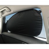 日本 CAPSTYLE 汽車用窗簾遮光車窗遮陽防濾一對裝吸盤式側窗三角款 ( W )