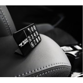 韓國製 BLACK SMITH 汽車用黑白車內電話號碼牌電話留言板如有阻塞