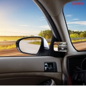 韓國製 CAREX 汽車用A柱B柱專用倒後鏡盲點鏡曲面鏡附加鏡