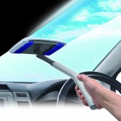 日本 CARMATE 汽車用車內擋風玻璃清潔擦車窗 360度 清潔棒