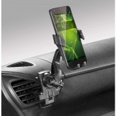 日本 CARMATE 汽車用V型多角度冷氣出風口手機架電話座單手拎放