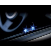 日本 CARMATE 汽車用藍光LED太陽能防盜燈裝飾燈警示燈