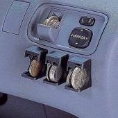 日本製 CARMATE 車內用散銀座貨幣收納銀仔固定