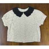 日本 小童服飾 女裝 女童 女孩 童裝 幼童 上身 滿幅繡 面試 95碼 24-36個月
