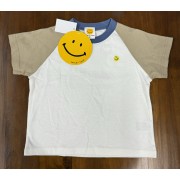日本 小童服飾 男裝 男童 男孩 童裝 中童 上身 T裇 短袖 笑哈哈 笑臉 90碼 18-24個月