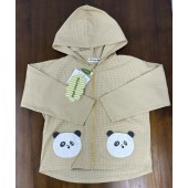 日本 小童服飾 男女裝 男童 女童 男孩 女孩 童裝 中童 上身 外套 長袖 黃格仔 熊貓 110碼 4-5歲