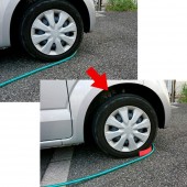 日本 CRETOM 洗車用防止水喉攝入輪胎座防攝架 ( 2個裝 ) 