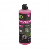 美國 3D PINK CAR SOAP 汽車用粉紅洗車液洗車水 (鍍膜車可以使用)