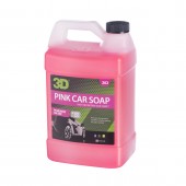 美國 3D PINK CAR SOAP 中性洗車水粉紅洗車液 3.78升 1加侖 (鍍膜車可以使用)
