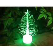 迷你 汽車用家用辦公室用 USB 聖誕樹 擺設 LED 發光 多色轉換 聖誕裝飾