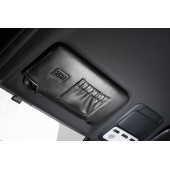 日本 DAD TOYOTA 豐田 ALPHARD VELLFIRE 30系 專用車內太陽擋板遮陽板保護套收納袋皮紋款