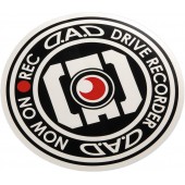 日本製 DAD 汽車用車貼紙車身貼車CAM 錄影中 NOW ON REC 貼紙 圓貼