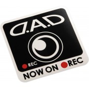 日本製 DAD 汽車用車貼紙車身貼車CAM 錄影中 NOW ON REC 貼紙 方貼