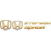 日本製 本田 HONDA 原廠 STEPWGN RP1 RP3 SPADA H章 金章 頭章 尾章 車章 ( 4件裝 )