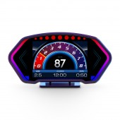 HUD P3 OBD2 汽車用抬頭顯示器車速轉數水溫電壓 