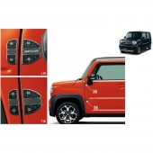 日本製造 SUZUKI 原廠 HUSTLER MR52S MR92S 專用 車門邊 貼紙 車貼