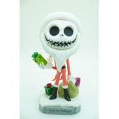 迪士尼 DISNEY SANTA JACK The Nightmare Before Christmas 怪誕城之夜 骷髏頭 搖頭公仔 汽車擺設 家固擺設