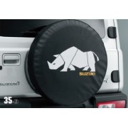 日本製造 原廠 SUZUKI JIMNY JB74 專用 尾胎套 後備胎套 保護套 犀牛 黑色