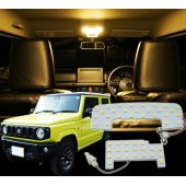 日本 SUZUKI JIMNY SIERRA 64W 74W 專用車內LED房燈黃光暖光白光