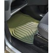 日本 JKM 汽車用車內防水防污前座地膠地毯 軍綠色