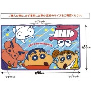 日本 蠟筆小新 野原新之助 小白 野原向日葵 小葵 圖案 公仔 汽車用 磁石窗布窗簾防曬 一對裝