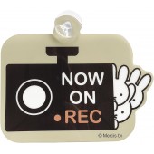 日本 MIFFY 汽車用 NOW ON REC 吸盤式 REC 錄影中 裝飾警示貼