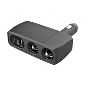 日本 KASHIMURA 汽車用一拖二點煙器一拖三TYPE-C USB充電器分插直插 12V 24V