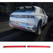 韓國製造 汽車用 現代汽車 Hyundai IONIQ5 專用 車尾紅色 反光牌 裝飾件 反光貼紙 反射貼 裝飾警示貼