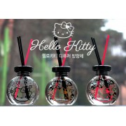韓國製造 CAREX 汽車用玻璃樽HELLO KITTY 高級香水座