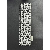 自家製ma,ma.de 黑白骷髏布製安全帶套