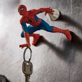 MARVEL 蜘蛛俠 SPIDERMAN 公仔造型車匙門匙固定收納擺設 模型 FIGURE 
