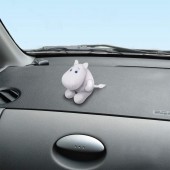 日本 MEIHO MOOMIN MOOMINTROLL 姆明 汽車用 毛公仔坐下造型香水座