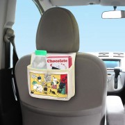 日本 MOOMIN Moomintroll 姆明 Little My 阿美汽車用多功能後座椅背雜物袋收納袋