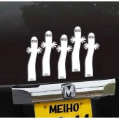 日本 MOOMIN MOOMINTROLL 姆明 THE HATTIFATTENERS 樹精 小精靈 汽車用車尾玻璃貼紙車貼裝飾