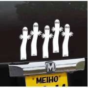 日本 MOOMIN MOOMINTROLL 姆明 THE HATTIFATTENERS 樹精 小精靈 汽車用車尾玻璃貼紙車貼裝飾