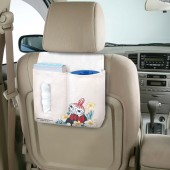 日本 MEIHO MOOMIN MOOMINTROLL 姆明 LITTLE MY 阿美 汽車用椅背多功能收納袋紙巾袋