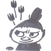 日本 MEIHO MOOMIN MOOMINTROLL 姆明 LITTLE MY 阿美 汽車用 阿美 裝飾警示貼