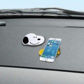 日本 MEIHO 汽車用SNOOPY WOODSTOCK頭型防滑墊