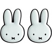日本 汽車用 MIFFY 公仔立體車牌螺絲裝飾貼