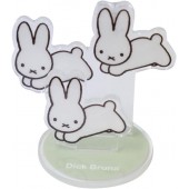 日本 汽車用 MIFFY 公仔跑步造型立牌 卡片架咭片夾名片套咭片套 卡片收納架