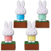 日本 MIFFY 米菲 汽車擺設 太陽能 搖頭公仔 家居擺設